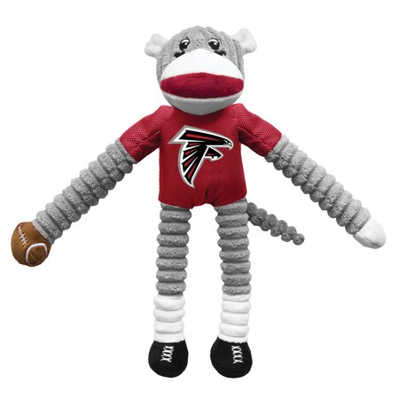 Little Earth Productions Atlanta Falcons Sock Monkey Pet Toy LEP157-ATL
